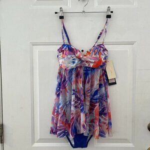 Gottex Woman's Bandeau Flyaway Summer/Beach  One-Piece Sz 6